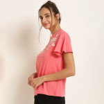 Women Pink Printed Top